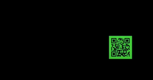 Coinbase’s “Less Talk, More Bitcoin” Super Bowl LVI ad featuring a bouncy QR code