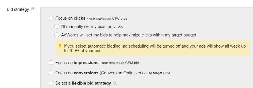Conversion optimizer bidding strategy