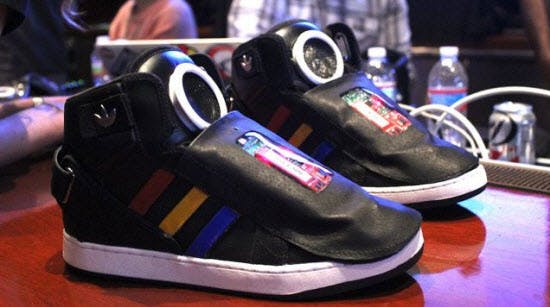 As seen at SXSW 2013: Google's Modified Adidas 'Talking Shoe'