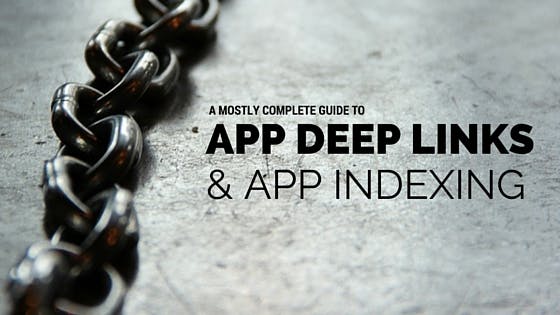 app deep links and indexing