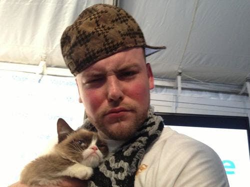 Memes collide at SXSW 2013: Grumpy Cat meets Scumbag Steve