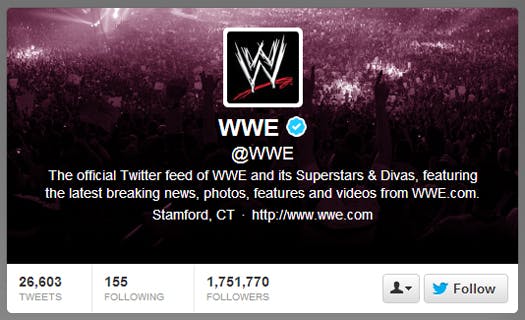 WWE Twitter Header Image