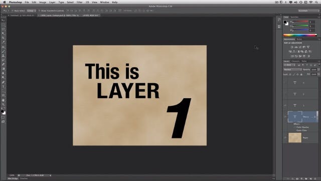 Photoshop Layer Comps