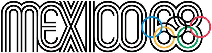 Mexico 1968 Olympics Logo