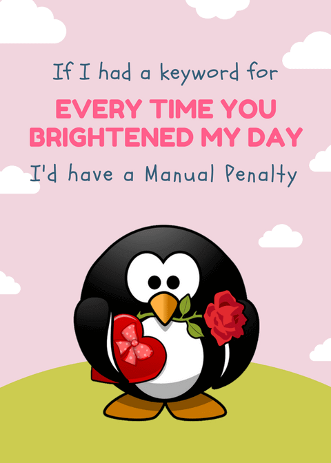 seo valentines day card