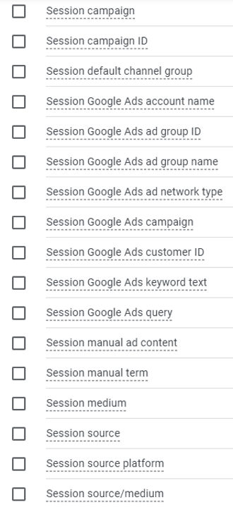 Session campaign