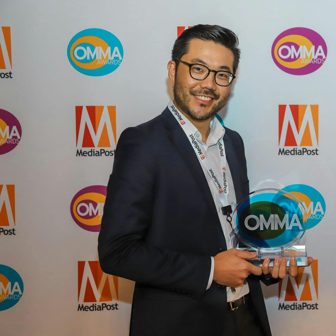 Earl Hwang at the OMMA Awards